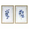 Discount β 18.2" Blue Leaf Framed Print Set by Melrose π 1 Discount β 18.2" Blue Leaf Framed Print Set by Melrose π -Melrose Shop D237268S 1