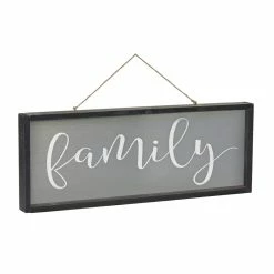 Wholesale ❤️ Black & Gray Wooden Family Frame by Melrose ⭐