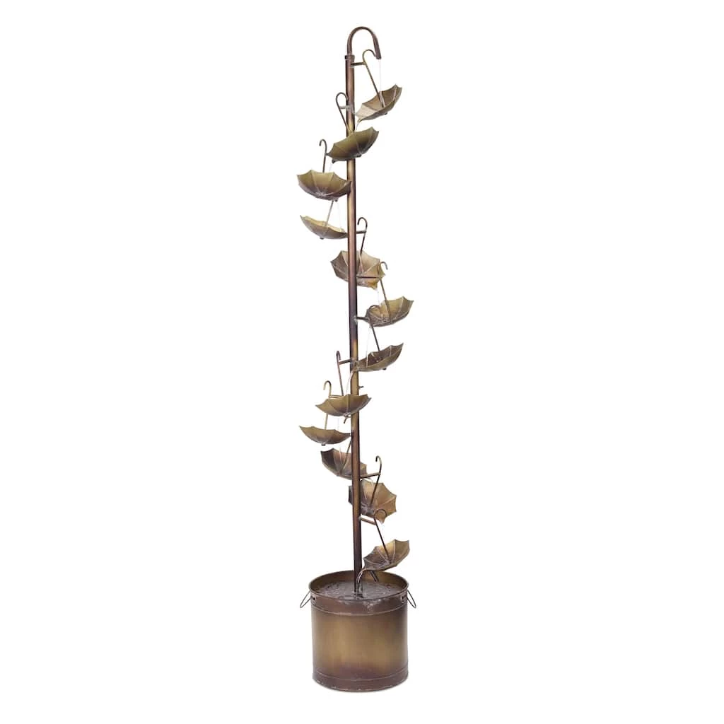 Best Sale π 65" Bronze Umbrella Fountain by Melrose π 3 Best Sale π 65" Bronze Umbrella Fountain by Melrose π