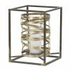 Hot Sale 🔔 13.2" Abstract Metal-Wrapped Candle Holder by Melrose 💯 -Melrose Shop D237483S 1