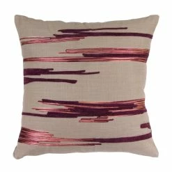 Outlet 💯 Purple Lines Throw Pillow Set by Melrose 😉