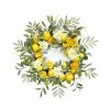 Promo ✨ 22" Lemon & Floral Wreath by Melrose 😉 -Melrose Shop D237682S 1