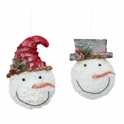 Best Pirce 👍 Snowman Head Ornament Set 12.5" & 15" by Melrose 👍