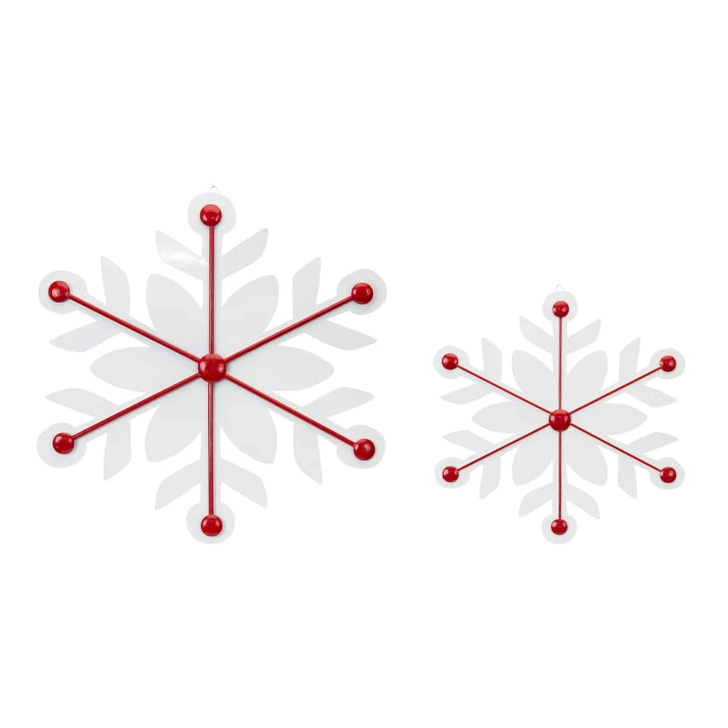 Best reviews of π€© Red & White Iron β Christmas Snowflake Set, 16" & 22" by Melrose β 3 Best reviews of π€© Red & White Iron β Christmas Snowflake Set, 16" & 22" by Melrose β