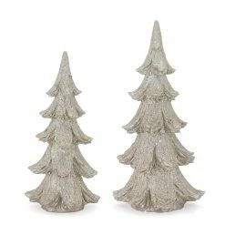 New 😀 Silver Tree Set, 15" & 18" by Melrose ⌛