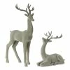 Buy 👏 Gray Deer Set, 10" & 17" by Melrose 😀 -Melrose Shop D254624S 1