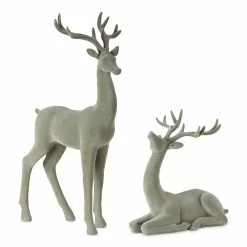 Buy 👏 Gray Deer Set, 10" & 17" by Melrose 😀