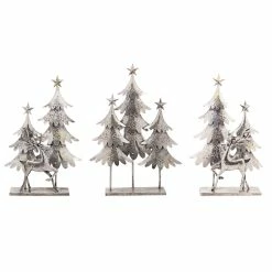 Best deal 😉 Metal 🎅 Christmas Trees & Deer Accent, 3ct. by Melrose ❤️
