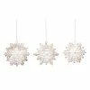 Top 10 β 3.25" White Snowflake Ornament Set by Melrose π 1 Top 10 β 3.25" White Snowflake Ornament Set by Melrose π -Melrose Shop D254718S 1