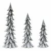 Coupon 👍 Gray & White Tree Set, 15", 18.5" & 24" by Melrose ✔️ -Melrose Shop D254858S 1