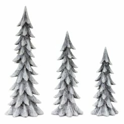 Coupon 👍 Gray & White Tree Set, 15", 18.5" & 24" by Melrose ✔️