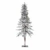 Flash Sale 😍 6ft. Flocked Alpine Artificial 🎁 Christmas Tree by Melrose 👍 -Melrose Shop D254893S 1
