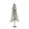 Flash Sale 🎁 5ft. Flocked Alpine Artificial 🔔 Christmas Tree by Melrose 😉 2 Flash Sale 🎁 5ft. Flocked Alpine Artificial 🔔 Christmas Tree by Melrose 😉 -Melrose Shop D254894S 1