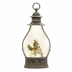 Buy 😉 15.5" LED Holy Family Snow Globe Lantern by Melrose ❤️
