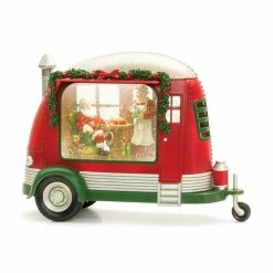 Buy ✨ 8" LED Santa in Camper Snow Globe by Melrose 😍