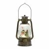 New 👏 11" LED Snowman Snow Globe Lantern by Melrose 🔔 -Melrose Shop D254917S 1