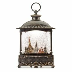 Outlet 😍 12" LED Church Snow Globe Lantern by Melrose 👍
