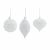 Buy 🤩 12ct. Glass Ornament Set, 4.5" & 6.5" by Melrose 🌟 -Melrose Shop D255004S 1