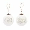 Buy ⌛ 4ct. 4" Glass Ball Ornament Set by Melrose 🔔 -Melrose Shop D255105S 1