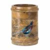 Budget 😀 Pheasant Wood Container, 6.5" x 9" by Melrose 🎉 -Melrose Shop D255193S 1