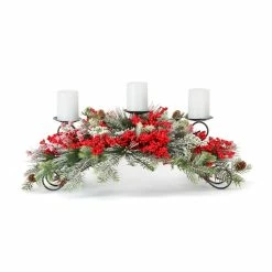 Cheapest 😍 Red Berry & Frosted Pine Centerpiece by Melrose 😀