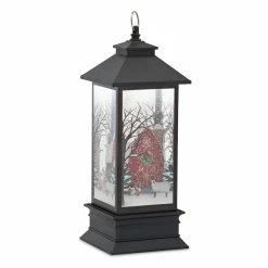 Outlet 🎉 11.5" Barn Scene Snow Globe Lantern by Melrose 🧨