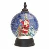 Wholesale ✨ 9.25" Santa in Sleigh Scene Snow Globe by Melrose 🎁 -Melrose Shop D255362S 1
