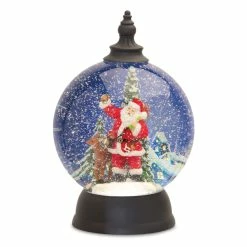 Wholesale ✨ 9.25" Santa in Sleigh Scene Snow Globe by Melrose 🎁