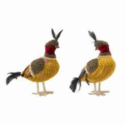 Brand new 👍 12.5" Fabric Quail Set by Melrose 🔔