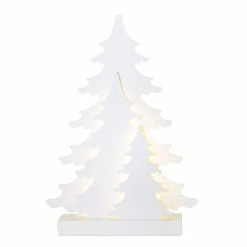 Flash Sale ❤️ 27" LED White Evergreen Trees Accent by Melrose ❤️