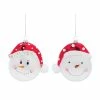 Brand new π 5" Glass Snowman in Santa Hat Ornament Set by Melrose π 2 Brand new π 5" Glass Snowman in Santa Hat Ornament Set by Melrose π -Melrose Shop D255560S 1