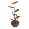 Best Pirce ⌛ 30.5" Metal Lotus Leaf Fountain by Melrose 😀 -Melrose Shop D645196S 1