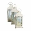 Best deal ✔️ Metal & Glass Lantern Set, 13.25", 16.25" & 19.25" by Melrose 🎁 -Melrose Shop D647005S 1