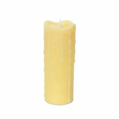 Budget 💯 7" Ivory Simplux LED Dripping Candle Set with Moving Flame by Melrose 💯