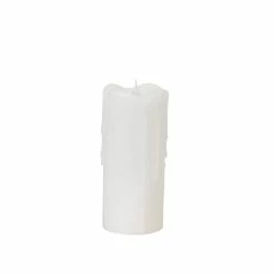 Top 10 🌟 7" White Simplux LED Dripping Candle Set with Moving Flame by Melrose ⌛