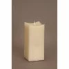 Cheapest 🥰 8" Simplux Squared Candle Set with Moving Flame by Melrose 🛒 -Melrose Shop D647217S 1