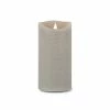 Brand new 🔔 7.75" Gray Simplux LED Designer Candle with Remote by Melrose 😉 -Melrose Shop D647237S 1