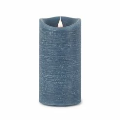 Best deal 😀 7.75" Blue Simplux LED Designer Candle with Timer by Melrose 🤩