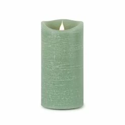Best Sale ✔️ 7.75" Green Simplux LED Designer Candle with Timer by Melrose 😍