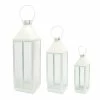 Buy 😀 Metal & Glass Candle Lanterns, 3ct. by Melrose 🧨