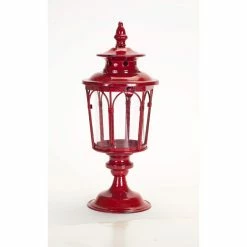 Cheapest 🤩 17'' Red Metal Lantern by Melrose 🤩