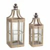 Cheapest 𧨠Natural and Copper Wood, Metal & Glass Lantern Set, 23'' & 29.5'' by Melrose π 1 Cheapest 𧨠Natural and Copper Wood, Metal & Glass Lantern Set, 23'' & 29.5'' by Melrose π -Melrose Shop D647297S 1