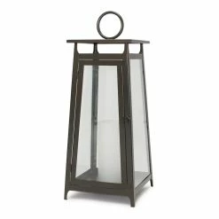 Best Sale 🔔 25.5" Antique Black Metal Lantern by Melrose 🌟