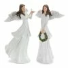 Best Sale ✨ Angel Figurines 11" & 12.75" by Melrose 👏 -Melrose Shop D663146S 1