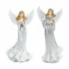Deals 🧨 Angel Figurines, 11" & 12.75" by Melrose 🔔 -Melrose Shop D663147S 1