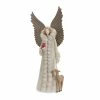 Best Sale ❤️ 16.5" Resin Angel With Deer Figurine by Melrose 💯 -Melrose Shop D663148S 1