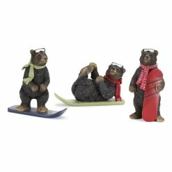 Buy 👏 Bear Snowboard Figurine Set by Melrose 👍