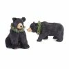 Hot Sale 🛒 Bear With Wreath Figurine Set by Melrose ✨ -Melrose Shop D663160S 1