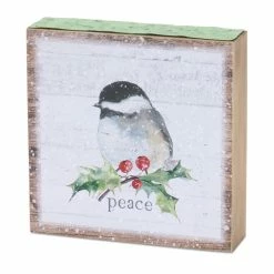 Cheap ❤️ 6" Chickadee Block Sign Set, 6ct. by Melrose 🥰 -Melrose Shop D663176S 3