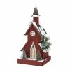 Brand new 🛒 19" Wooden Church Replica by Melrose 😀 -Melrose Shop D663181S 1